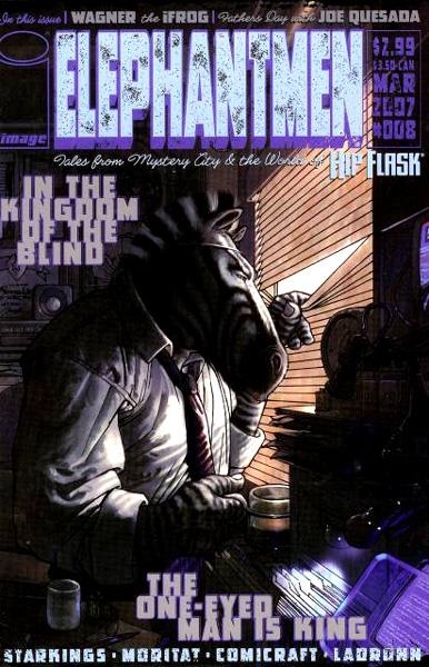 USA HIP FLASK ELEPHANTMEN # 08 | 123753 | RICHARD STARKINGS - COMICRAFT - OMAR LADRONN