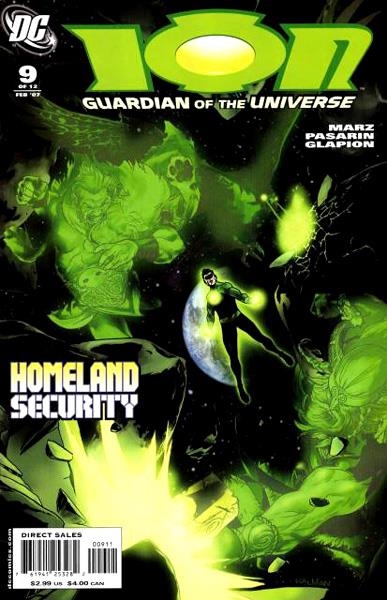 USA ION GUARDIAN OF THE UNIVERSE # 09 | 76194125328200911 | RON MARZ - FERNANDO PASARIN | Universal Cómics