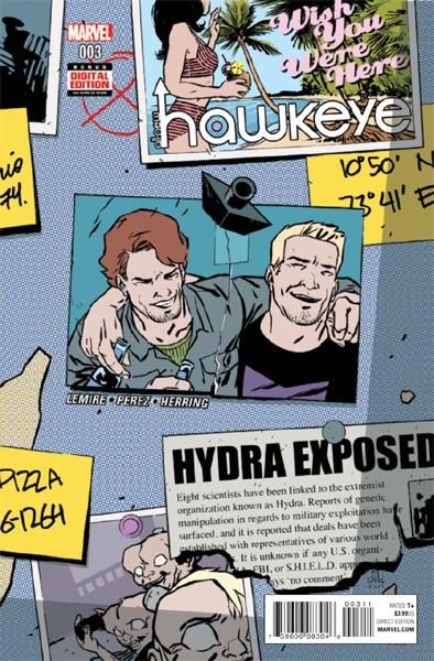 USA ALL-NEW HAWKEYE VOL 2 # 03 | 75960608304600311 | JEFF LEMIRE - RAMON PEREZ