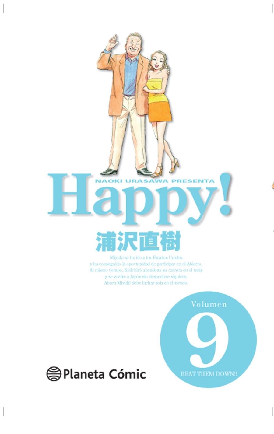 HAPPY! # 09 BEAT THEM DOWN !! | 9788416244942 | NAOKI URASAWA | Universal Cómics