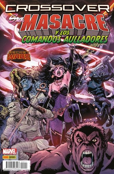 SECRET WARS CROSSOVER # 11 SEÑORA MASACRE Y SUS COMANDOS AULLADORES | 977000549800300011 | GERRY DUGGAN - SALVA ESPIN | Universal Cómics