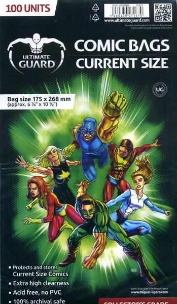 BOLSAS PARA COMIC TAMAÑO CURRENT ULTIMATE GUARD | 4260250071670 | ULTIMATE GUARD