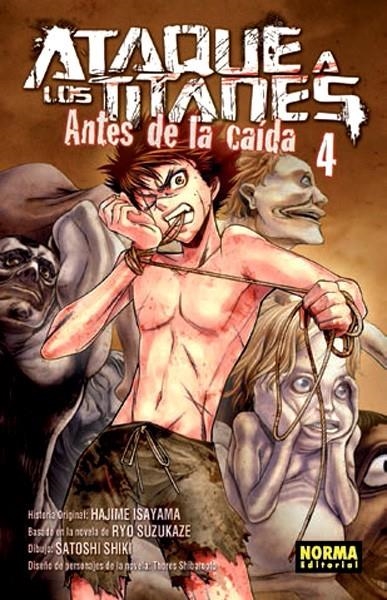 ATAQUE A LOS TITANES, ANTES DE LA CAÍDA # 04 | 9788467921694 | HAJIME ISAYAME - SATOSHI SHIKI - RYO SUZUKAZE - SHIBAMOTO | Universal Cómics