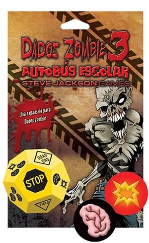 DADOS ZOMBIE 3 AUTOBUS ESCOLAR | 8435407603769 | STEVE JACKSON
