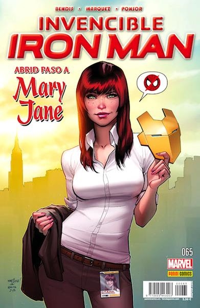 INVENCIBLE IRON MAN VOL 2 # 065 | 977000544300300065 | BRIAN MICHAEL BENDIS - DAVID MARQUEZ | Universal Cómics