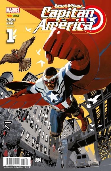CAPITÁN AMÉRICA VOL 8 # 064 SAM WILSON 1 | 977000543800900064 | NICK SPENCER - DANIEL ACUÑA | Universal Cómics