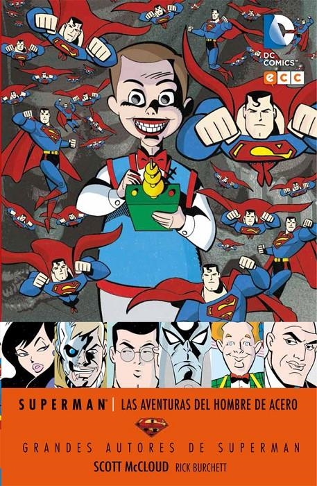 GRANDES AUTORES DE SUPERMAN SCOTT MCCLOUD  LAS AVENTURAS DEL HOMBRE DE ACERO | 9788416746019 | SCOTT McCLOUD - RICK BURCHETT - BRET BLEVINS