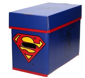 CAJA PARA GUARDAR COMICS DC SUPERMAN 38 x 21 x 30 CM | 8435450202049 | DC COMICS | Universal Cómics